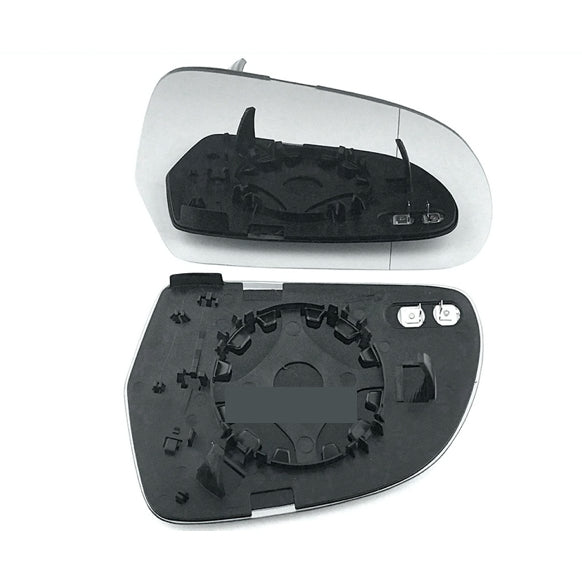 for Audi A6 2008 to 2010 Wing Mirror Glass Heated With Base RIGHT HAND UK Driver Side Door