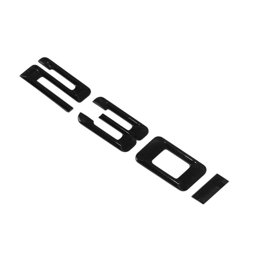 BMW 2 Series 230i Rear Gloss Black Letter Number Badge Emblem for Boot Lid Trunk