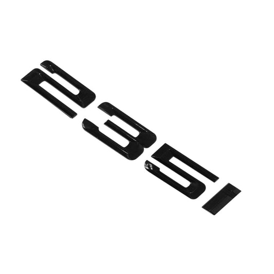 BMW 2 Series 235i Rear Gloss Black Letter Number Badge Emblem for Boot Lid Trunk