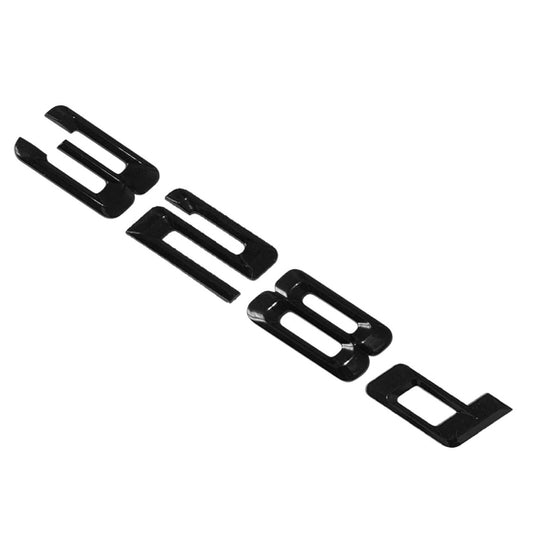BMW 3 Series 328d Rear Gloss Black Letter Number Badge Emblem for Boot Lid Trunk