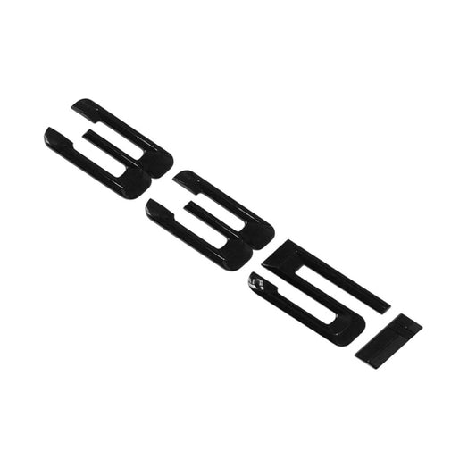 BMW 3 Series 335i Rear Gloss Black Letter Number Badge Emblem for Boot Lid Trunk