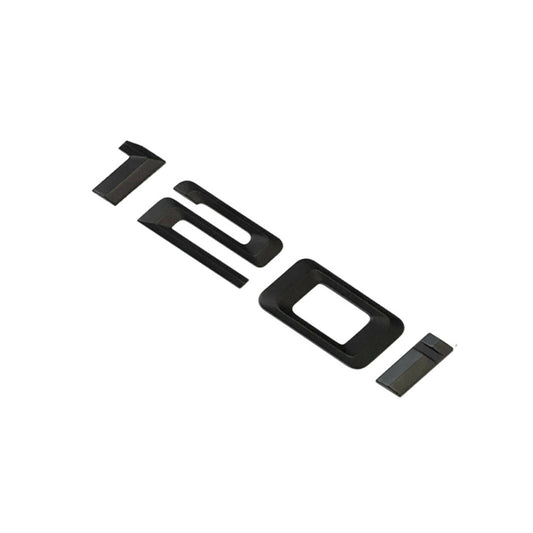 BMW 1 Series 120i Rear Matt Black Letter Number Badge Emblem for Boot Lid Trunk