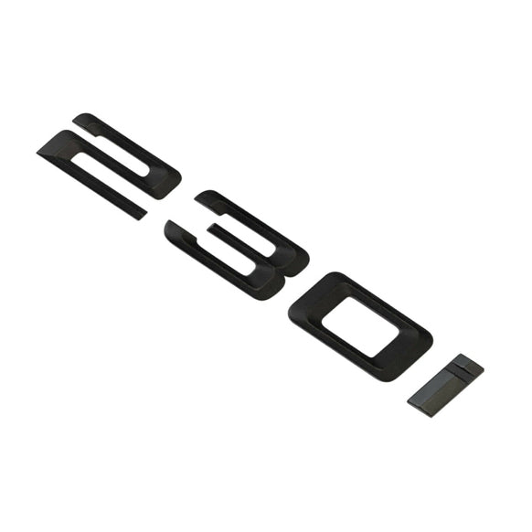 BMW 2 Series 230i Rear Matt Black Letter Number Badge Emblem for Boot Lid Trunk