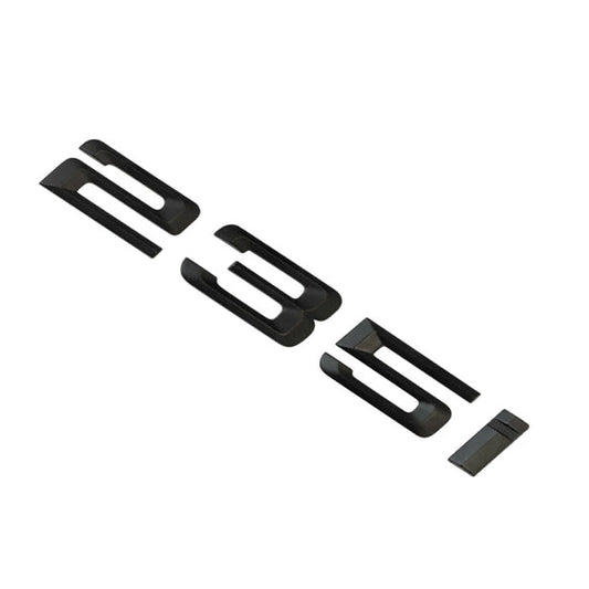 BMW 235i Badge Emblem Letter 2 Series Rear Boot Lid Trunk Matt Black
