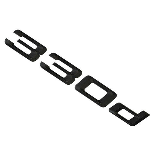 BMW 3 Series 330d Rear Matt Black Letter Number Badge Emblem for Boot Lid Trunk