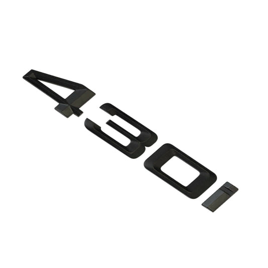 BMW 4 Series 430i Rear Matt Black Letter Number Badge Emblem for Boot Lid Trunk