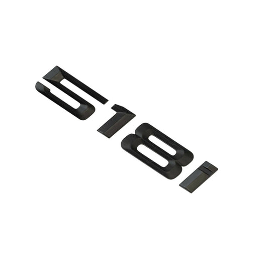 BMW 5 Series 518i Rear Matt Black Letter Number Badge Emblem for Boot Lid Trunk