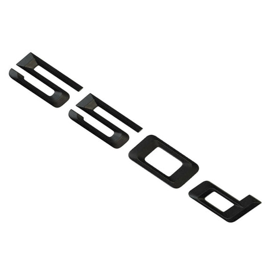 BMW 550d Badge Emblem Letter 5 Series Rear Boot Lid Trunk Matt Black