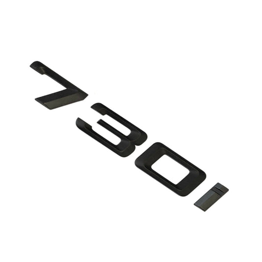 BMW 7 Series 730i Rear Matt Black Letter Number Badge Emblem for Boot Lid Trunk