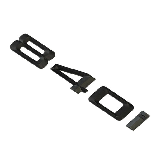 BMW 8 Series 840i Rear Matt Black Letter Number Badge Emblem for Boot Lid Trunk