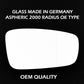 for Skoda - Rapid 2011 to 2020 Wing Mirror Glass RIGHT HAND UK Driver Side 630 Door