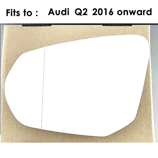 for Q2 2016 to 2020 Wing Mirror Glass Convex Wing Mirror LEFT HAND Door