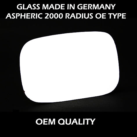 for Rover - 100 Series 1994 to 1998 Wing Mirror Glass LEFT HAND UK Passenger Side 561 Door