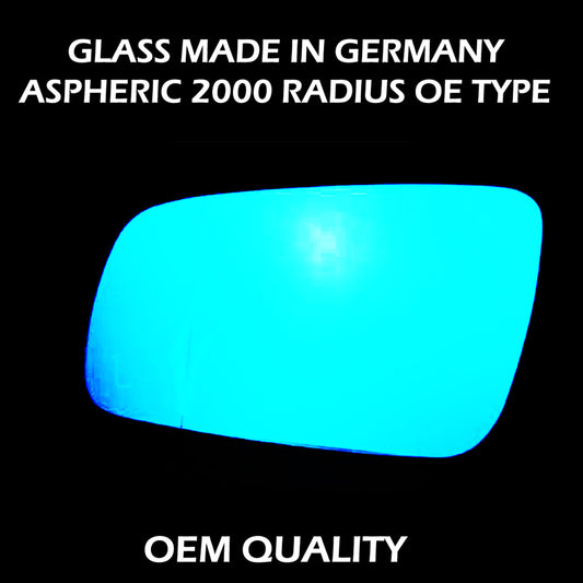 for Audi A8 1994 to 2002 Wing Mirror Glass LEFT HAND UK Passenger Side Door
