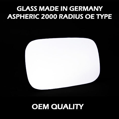 for Rover - Metro 1990 to 1995 Wing Mirror Glass LEFT HAND UK Passenger Side 587 Door