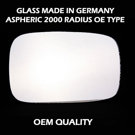 for Rover - 800 Series 1986 to 1999 Wing Mirror Glass LEFT HAND UK Passenger Side 581 Door