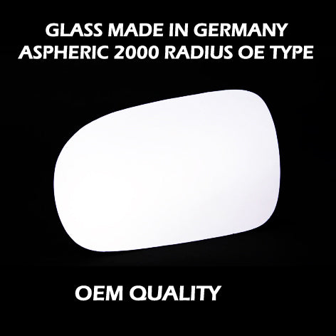 for Rover - 600 Series 1993 to 1999 Wing Mirror Glass LEFT HAND UK Passenger Side 576 Door