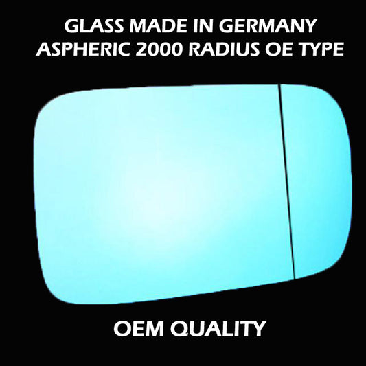 for BMW - 3 Series Coupe 2000 to 2006 Wing Mirror Glass RIGHT HAND UK Driver Side 7 Door