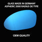 for BMW - 1 Series 2003 to 2009 Wing Mirror Glass LEFT HAND UK Passenger Side 44 Door