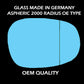 for BMW - 1 Series 2010 to 2012 Wing Mirror Glass RIGHT HAND UK Driver Side 52 Door