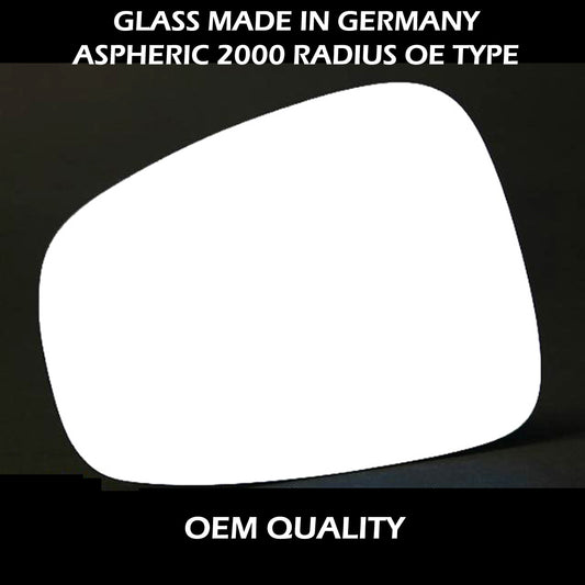 for Alfa Romeo - 159 2005 to 2012 Wing Mirror Glass LEFT HAND UK Passenger Side 25 Door