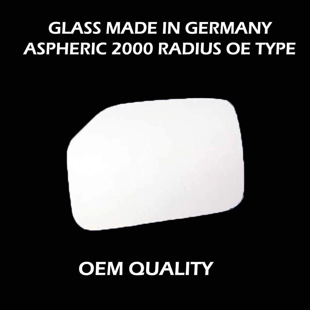 for Peugeot - 106 1991 to 2004 Wing Mirror Glass RIGHT HAND UK Driver Side 455 Door