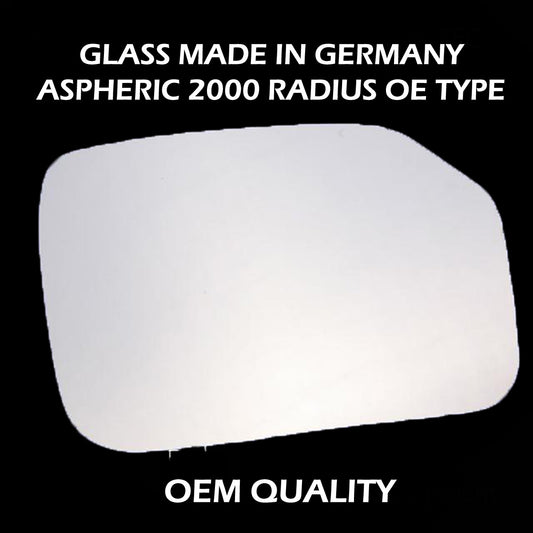 for Peugeot - 106 1991 to 2004 Wing Mirror Glass LEFT HAND UK Passenger Side 456 Door