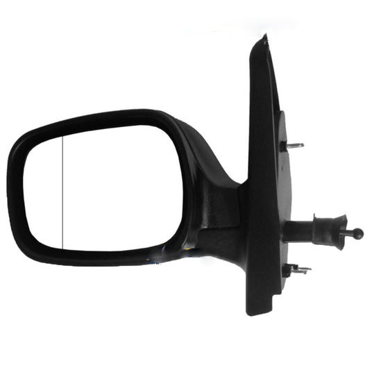 for Nissan - Kubistar 2003 to 2008 Complete Mirror Unit LEFT HAND UK Passenger Side 433 Door