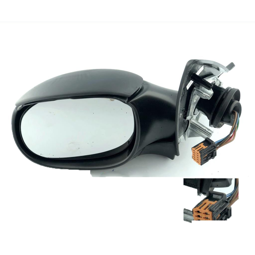 for Peugeot - 206 CC 2000 to 2007 Complete Mirror Unit LEFT HAND UK Passenger Side 503 Door