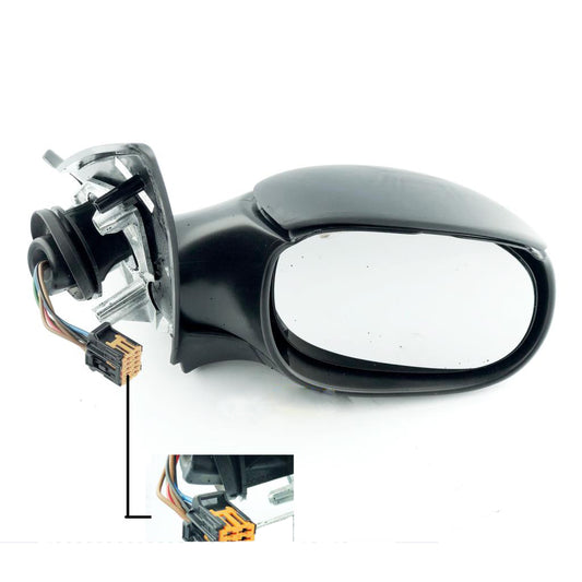 for Peugeot - 206 CC 2000 to 2007 Complete Mirror Unit RIGHT HAND UK Driver Side 504 Door