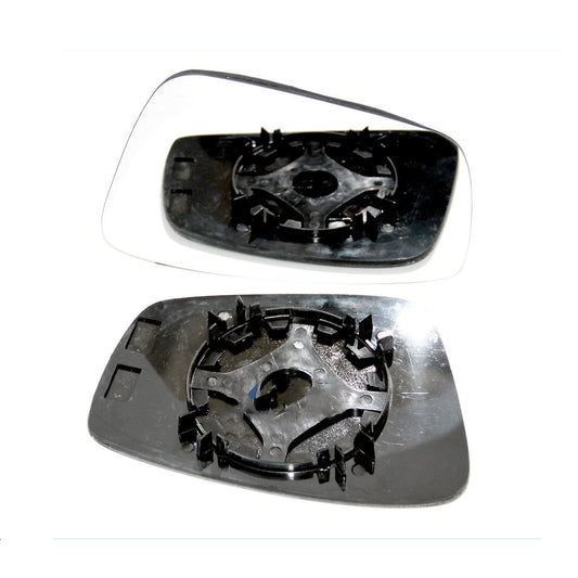 for Skoda - Rapid 2011 to 2020 Wing Mirror Glass With Base LEFT HAND UK Passenger Side 631 Door