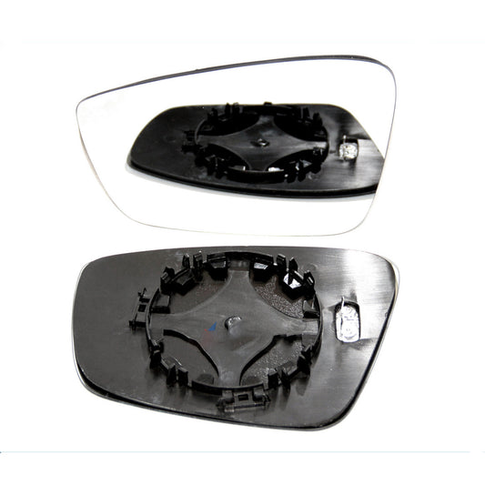 for Skoda - Rapid 2011 to 2020 Wing Mirror Glass With Base LEFT HAND UK Passenger Side 633 Door