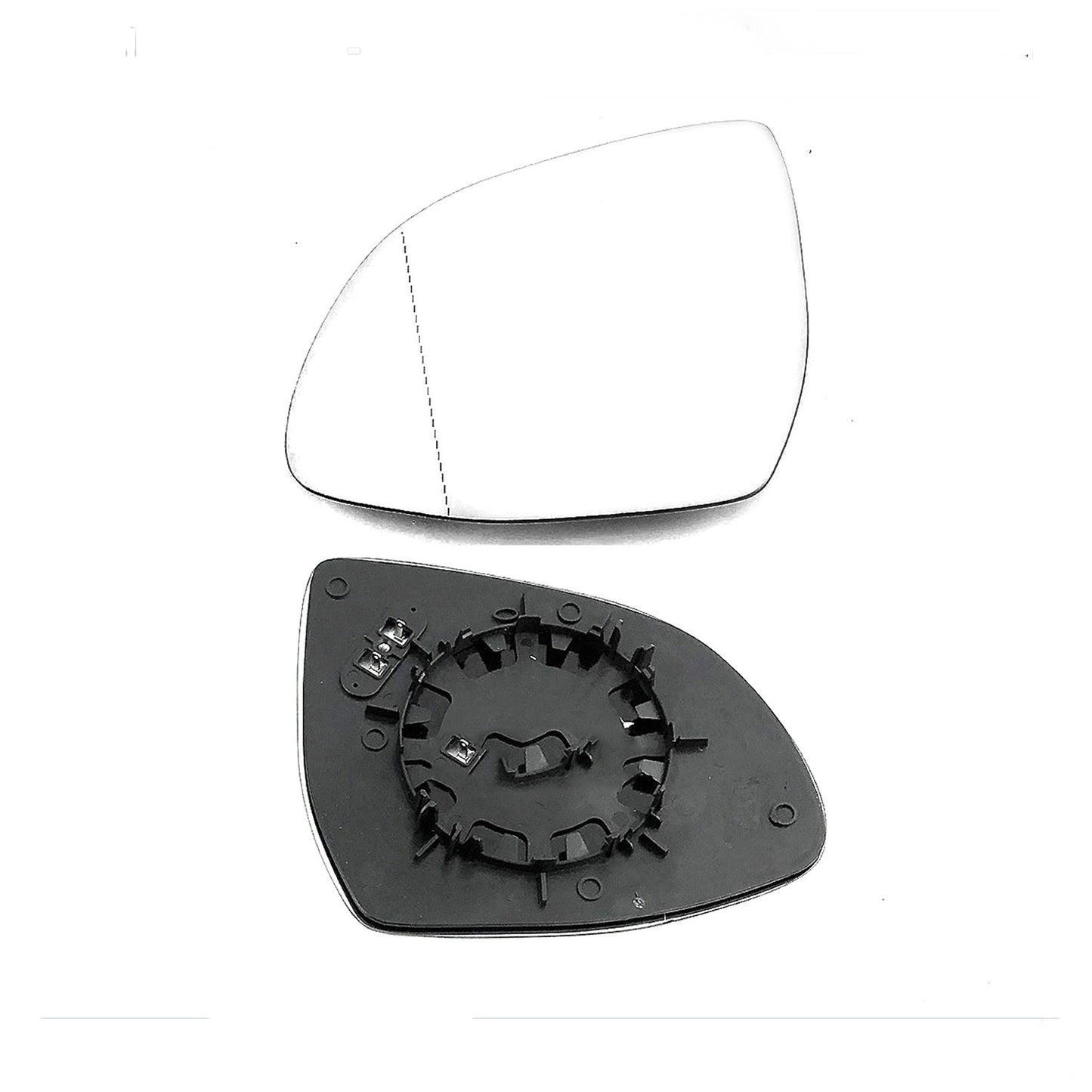 for BMW - X6 2015 to 2020 Wing Mirror Glass With Base LEFT HAND UK Passenger Side 204 Door