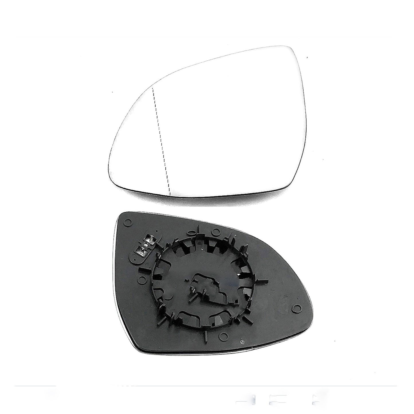 for BMW - X5 2014 to 2020 Wing Mirror Glass With Base LEFT HAND UK Passenger Side 194 Door