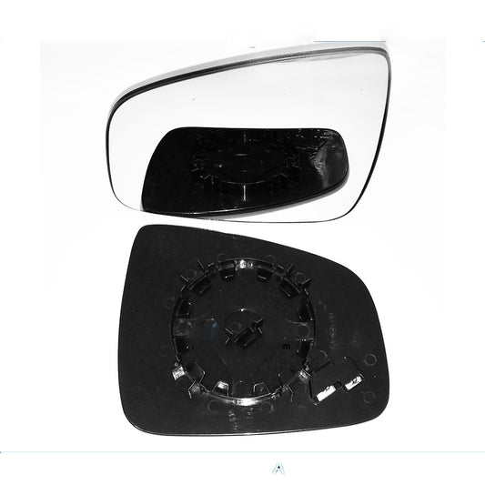 for Dacia - Sandero 2008 to 2013 Wing Mirror Glass With Base LEFT HAND UK Passenger Side 129 Door