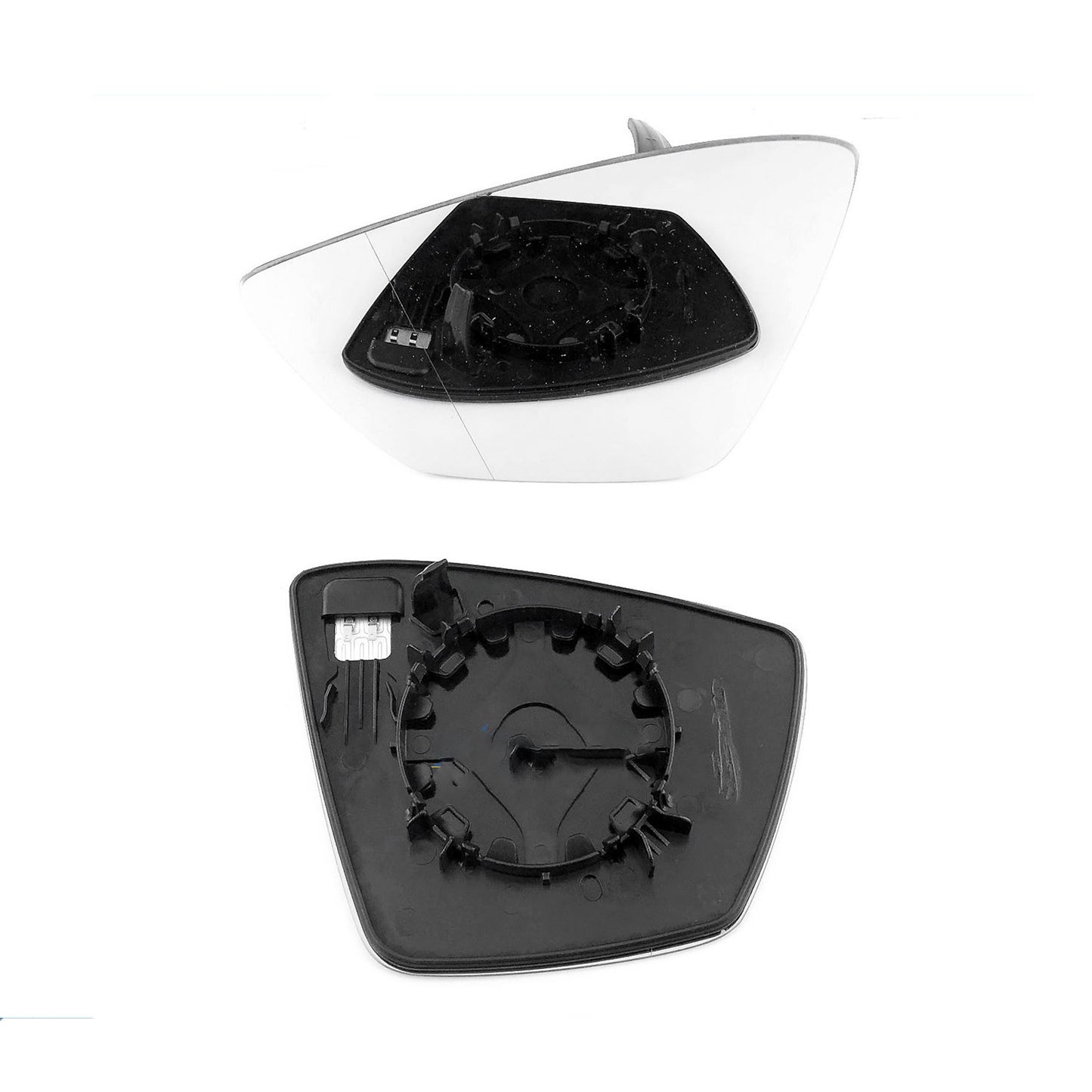 for Skoda - Karoq 2017 to 2020 Wing Mirror Glass With Base LEFT HAND UK Passenger Side 626 Door