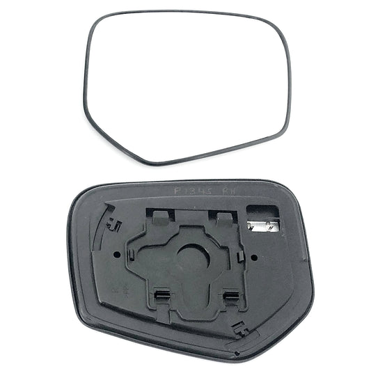 for Mitsubishi - L200 2015 to 2019 Wing Mirror Glass With Base LEFT HAND UK Passenger Side 417 Door