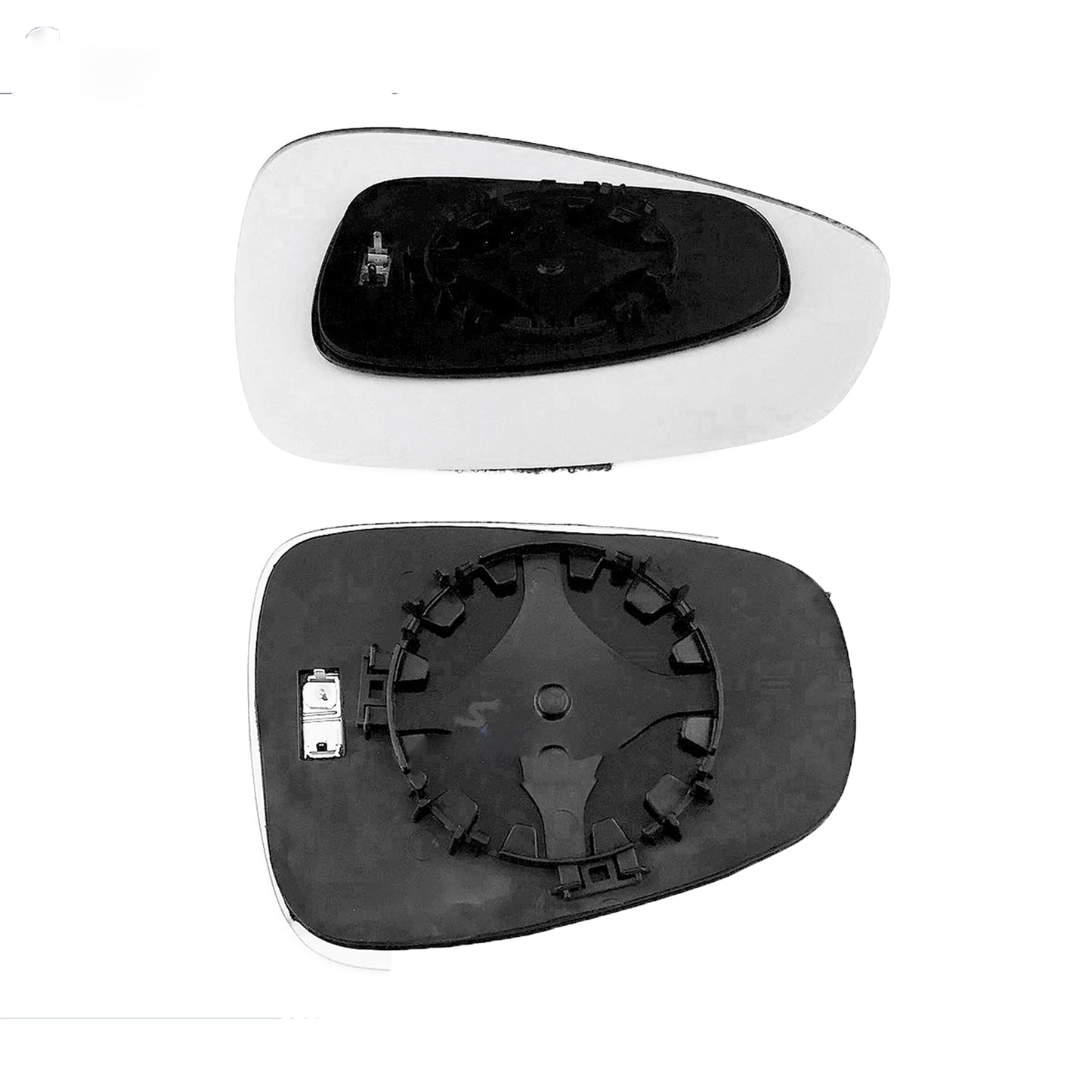 for Alfa Romeo - Mito 2010 to 2020 Wing Mirror Glass With Base LEFT HAND UK Passenger Side 58 Door