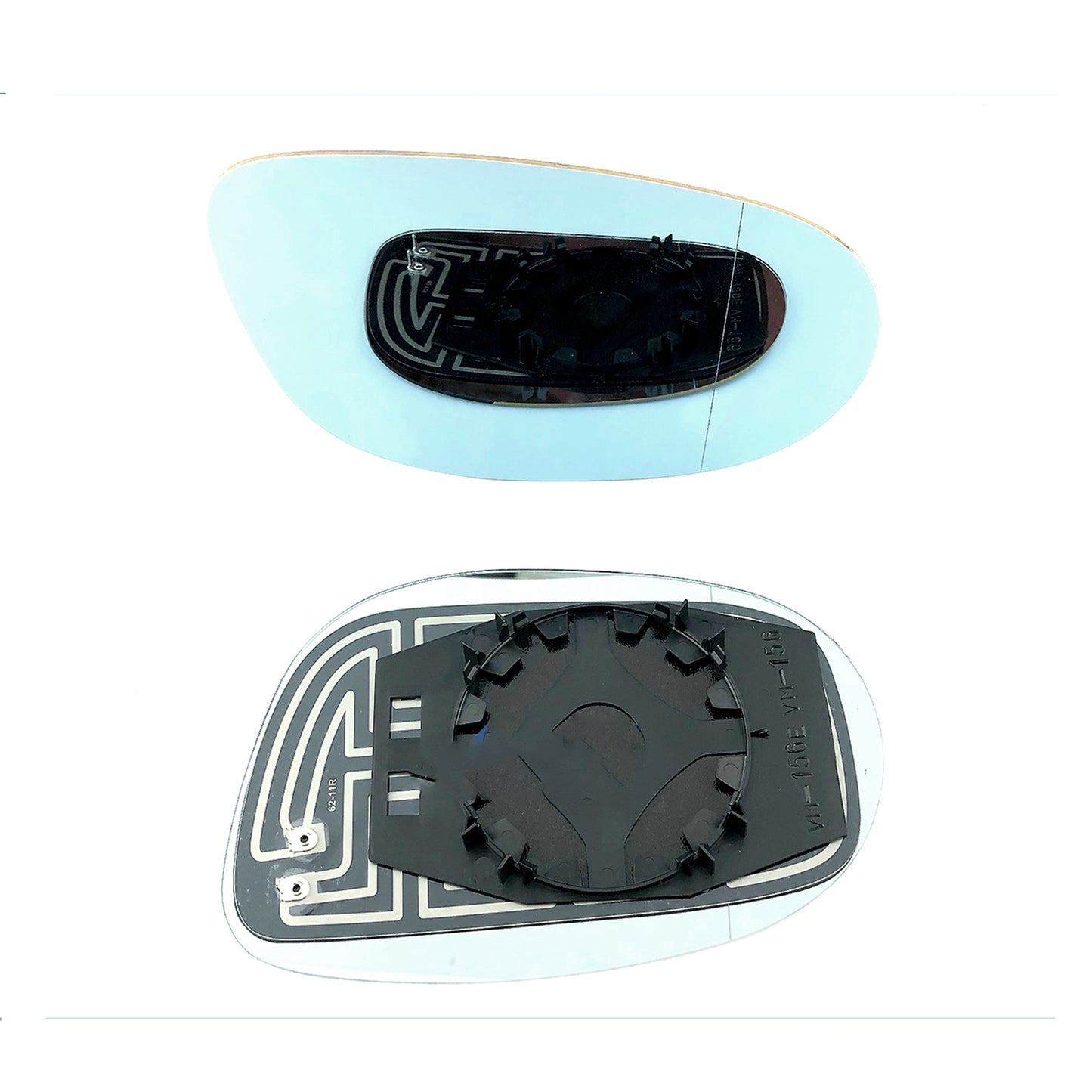 for FIAT - Croma 2005 to 2007 Wing Mirror Glass With Base RIGHT HAND UK Driver Side 186 Door