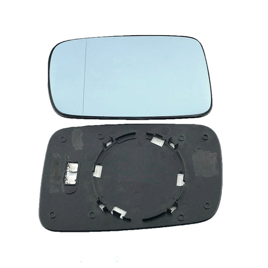 for BMW - 3 Series Coupe 2000 to 2006 Wing Mirror Glass With Base LEFT HAND UK Passenger Side 9 Door