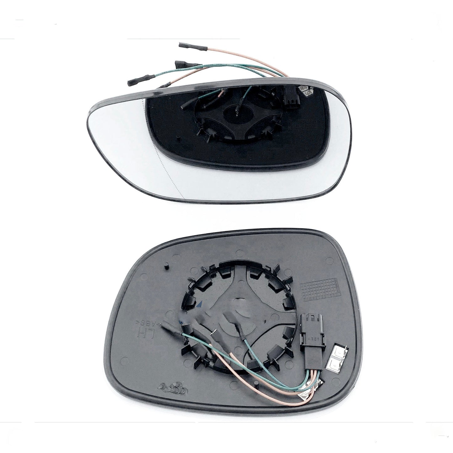 for BMW - X3 2010 to 2014 Wing Mirror Glass With Base LEFT HAND UK Passenger Side 171 Door