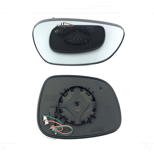 for BMW - X1 2009 to 2012 Wing Mirror Glass With Base RIGHT HAND UK Driver Side 157 Door