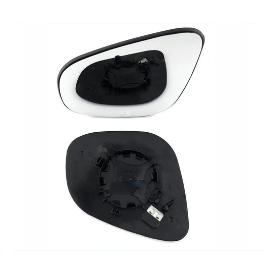 for Mercedes - Citan 2012 to 2020 Wing Mirror Glass With Base LEFT HAND UK Passenger Side 383 Door