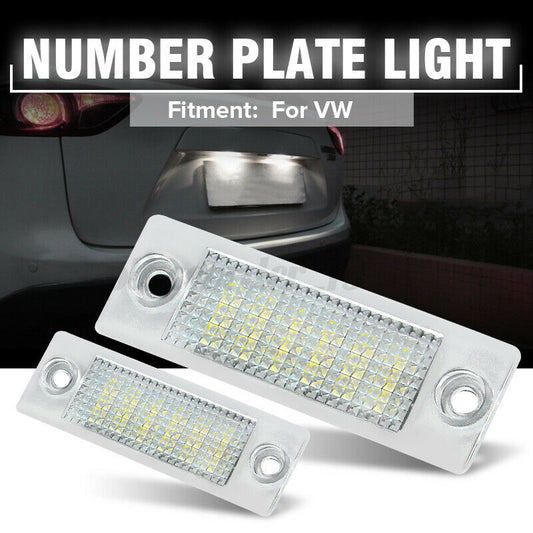 18 LED Licence Number Plate Light 3B5998026A For VW Transporter T5 Caddy Passat Golf