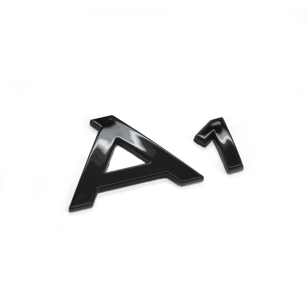 Audi A1 Rear Gloss Black Lettering for Boot Lid Trunk Badge Emblem