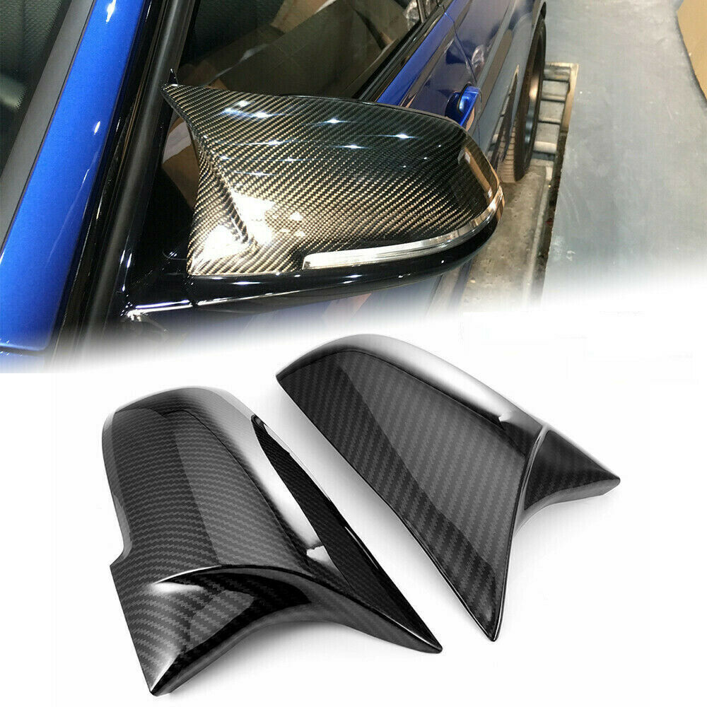 BMW Carbon Fiber Wing Mirror Cover Cap For 1 2 3 4 Series F20 F21 F22 F30 F31 F32 F36 X1 E84