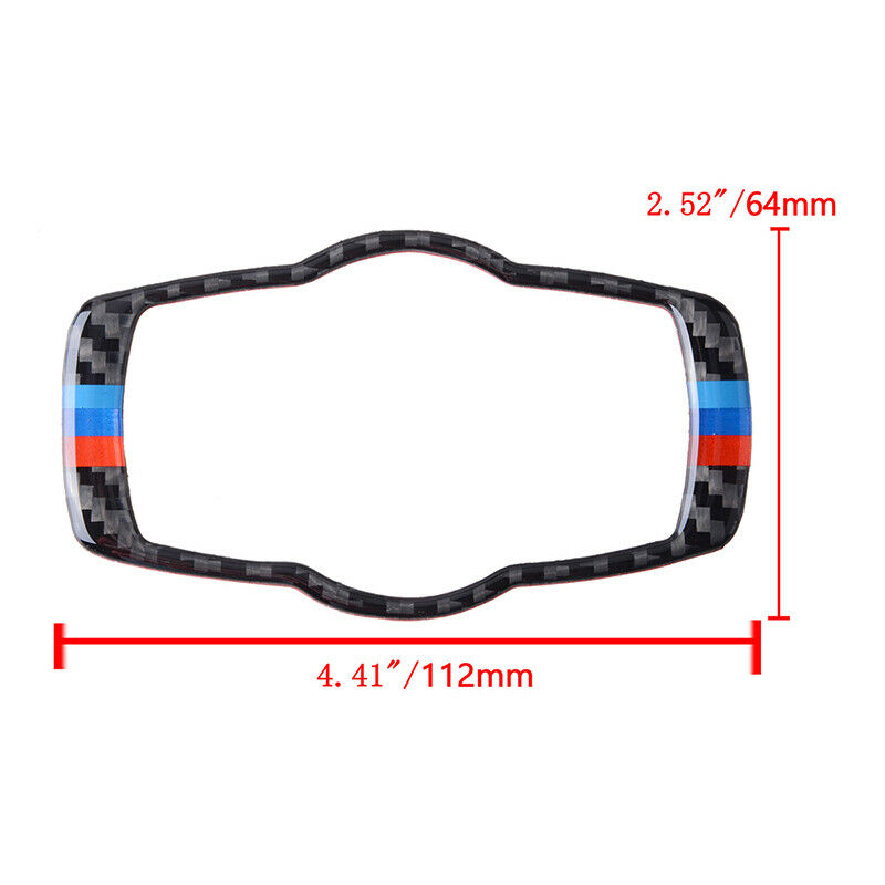 For BMW 3 Series E90 E92 E93 2005-12 Carbon Fiber Headlight Switch Frame Trim ae