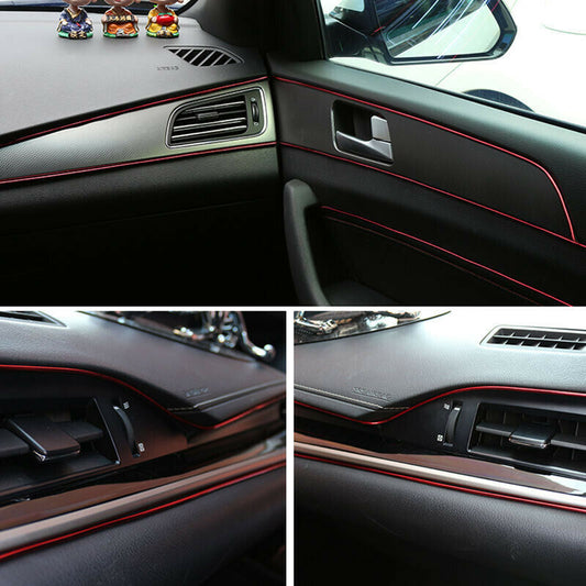 5M DIY Car Interior Decor Decoration Moulding Trim Strip Line Accessories AE UK