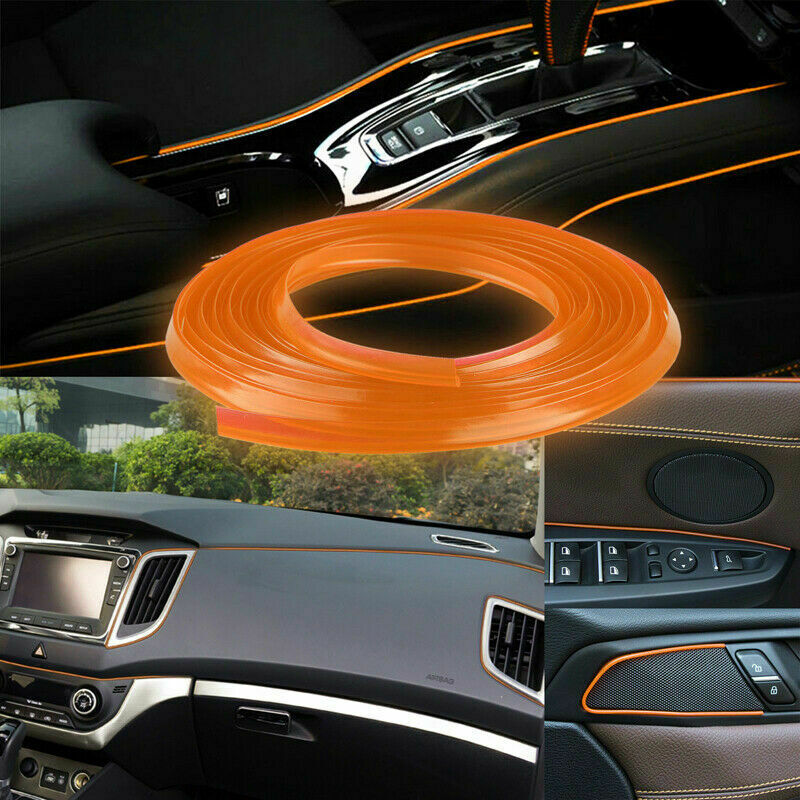 5M DIY Car Interior Decor Decoration Moulding Trim Strip Line Accessories AE UK