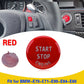 Red Engine Start Stop Push Button Replace Cover Trim For BMW E90 E92 E60 X5